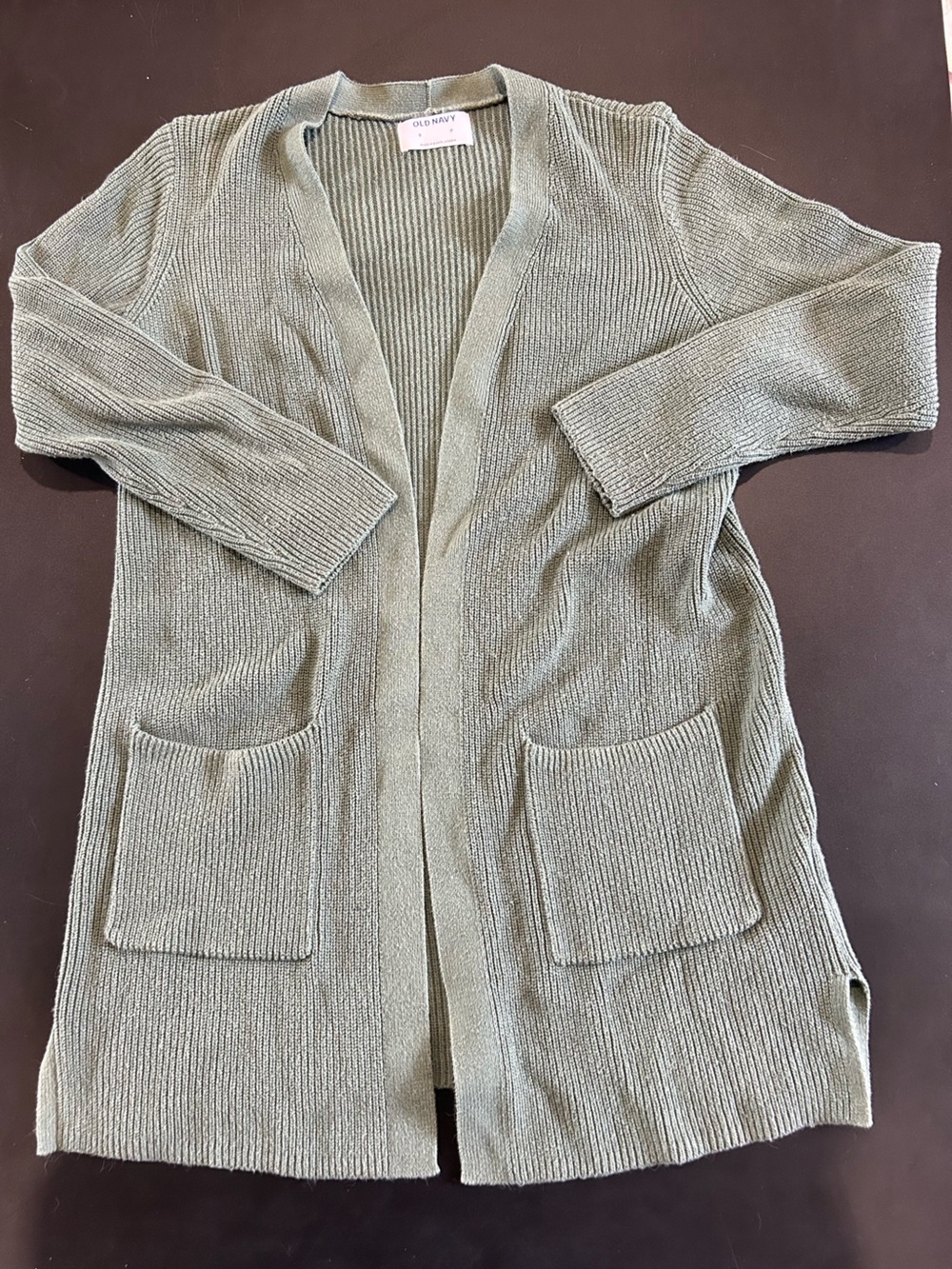 Old Navy Dark Green Knit Cardigan